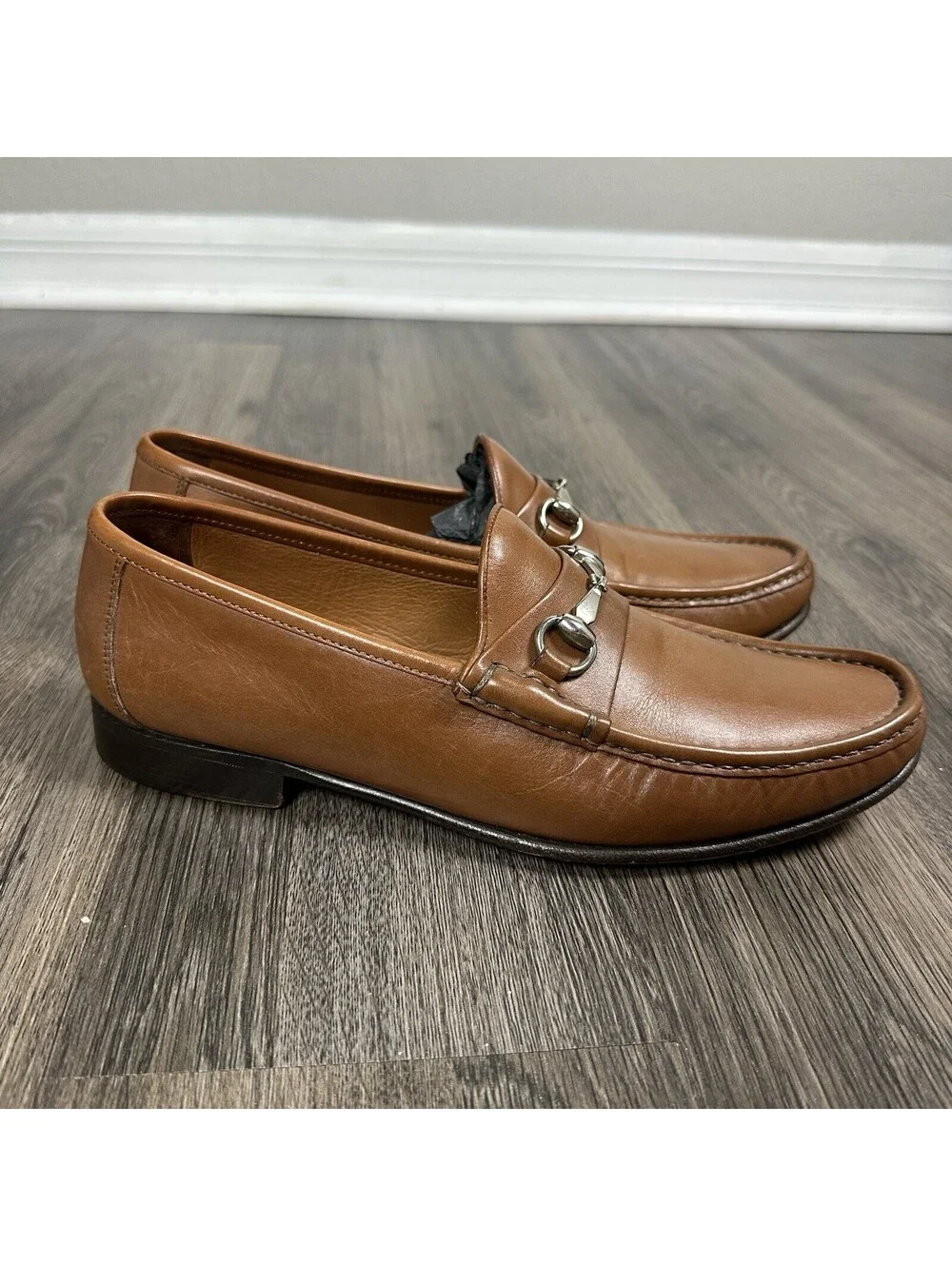Allen Edmonds VERONA II Italian Men's Dress Loafers Walnut 9 D Made In Italy